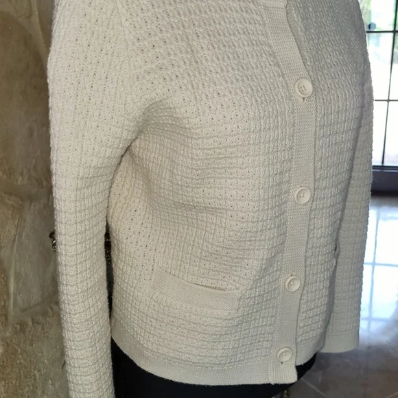 Uniqlo Cream Women's Cardigan Sweater - Picture 4 of 7